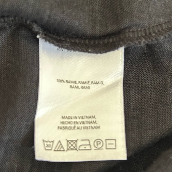 Deletta x Anthropologie Women’s Flowy Short Sleeve Top in Black, Size M/L - Picture 6 of 6